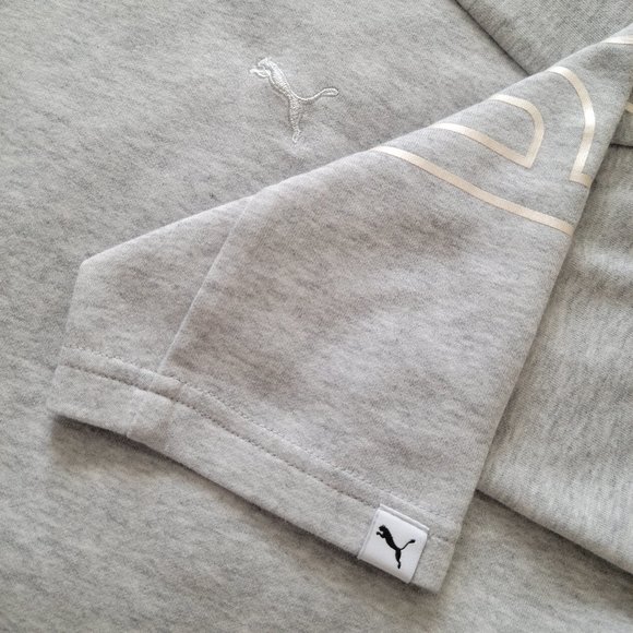 PUMA Women’s Fusion Cropped 7/8 Sweater Medium (Grey)- EUC - Picture 11 of 11